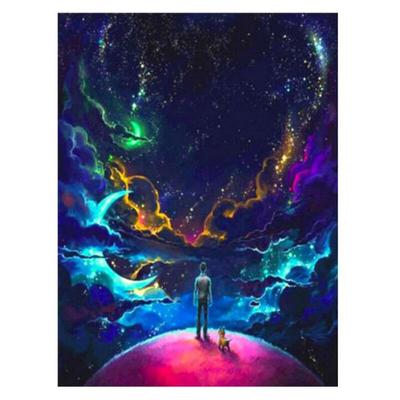 Pittura diamante 5D fai da te trapano rotondo completo cielo colorato Daimond mosaico Diamant ricamo