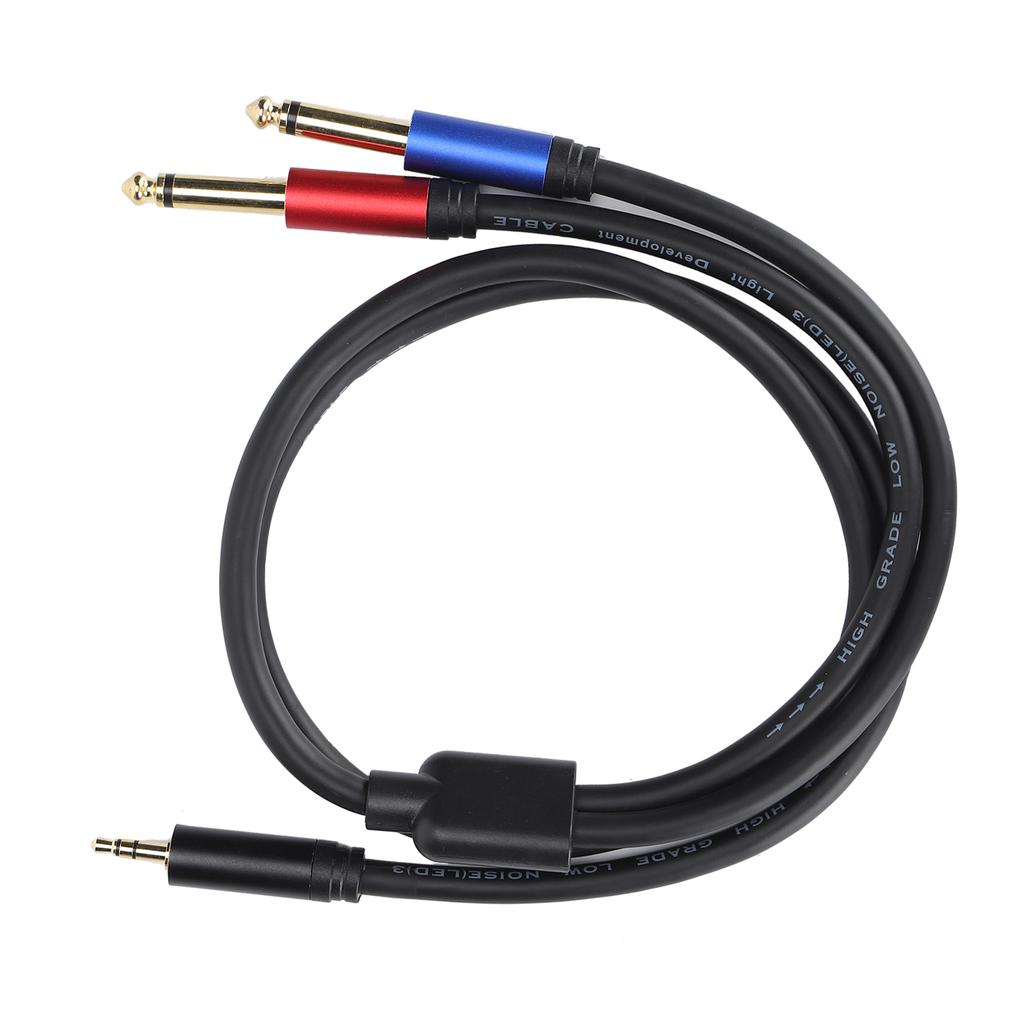 JORINDO JD6092 Dual 6,35mm Klinke auf 3,5mm Klinke Stereo Audio Kabel Y-Typ Verteilerkabel