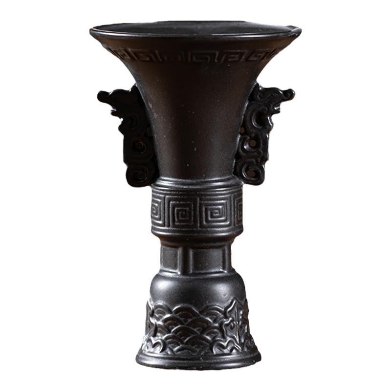 

Китайская винтажная селадоновая бутылка для вина, керамический винный бокал, стакан для питья 100 мл, бутылка для вина с высоким уровнем внешнего вида