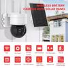 ICSEE WIFI-Überwachungs-Solar-PTZ-Kamera, farbenfrohe Nachtsicht, Zwei-Wege-Audio, PIR-Erkennung, Outdoor, IP66 wasserdicht, Solarstrom-Sicherheits-IP-Kamera