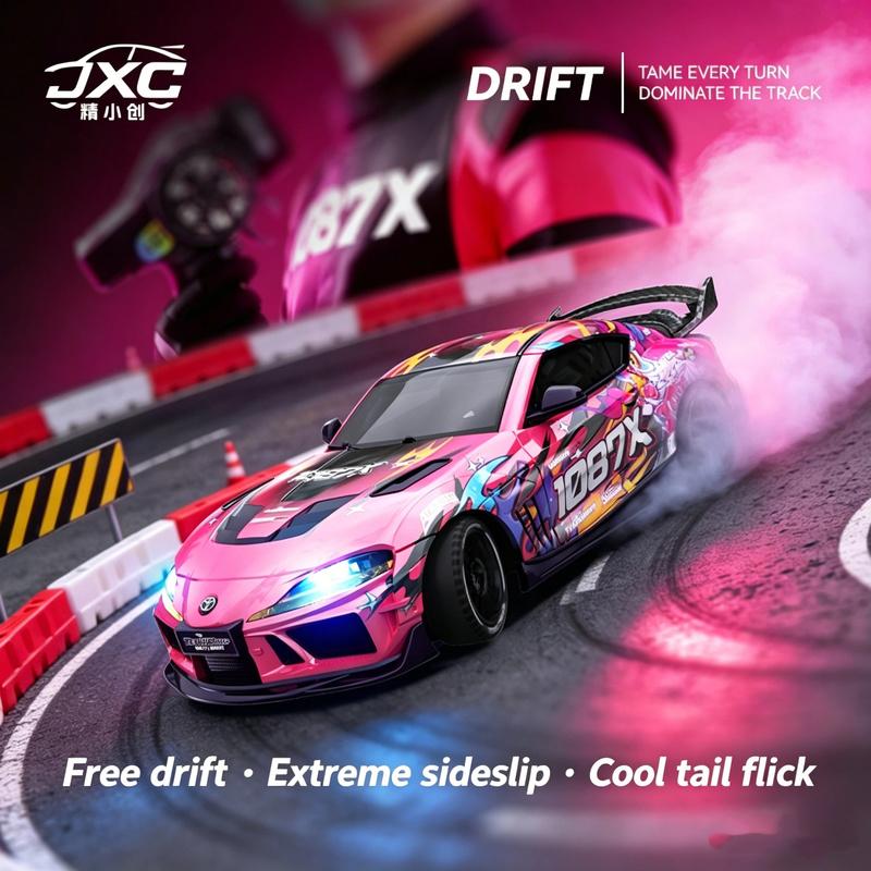 1:43 Supra 1087X RC Driftauto Diecast Metallkarosserie Gyro 4WD Vollproportional Mini-RC-Fahrzeug Statisches Modell für Sammler