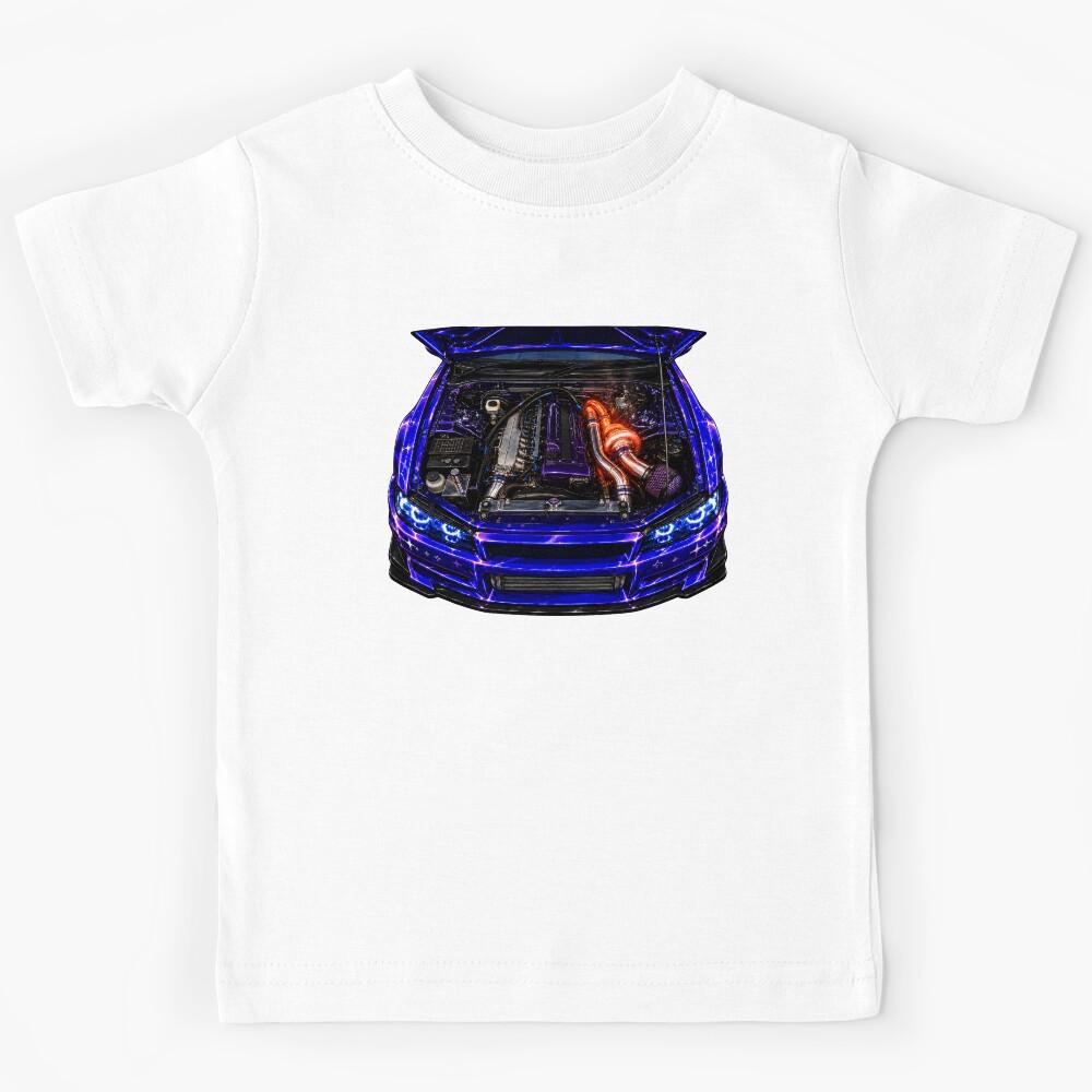 JDM Concept Car Engine (HOT!) Kids T-Shirt 170