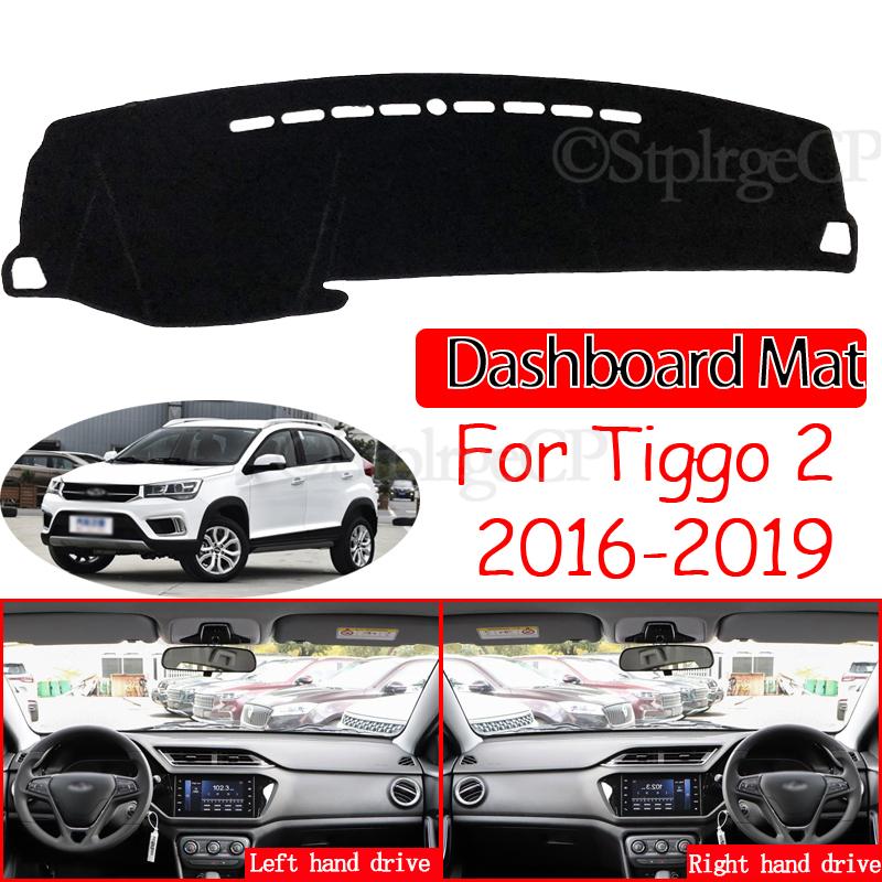 Anti-Slip Mat Dashboard Cover Sunshade Pad Dashmat Accessories Tiggo2 Tiggo 3x MVM X22 DR3 for Chery Tiggo 2 2016 2017 2018 2019