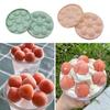 3D Rose Ice Molds Peach Shape Ice Cubes Tray Easy To Release Suitable for Whiskeys Cocktails