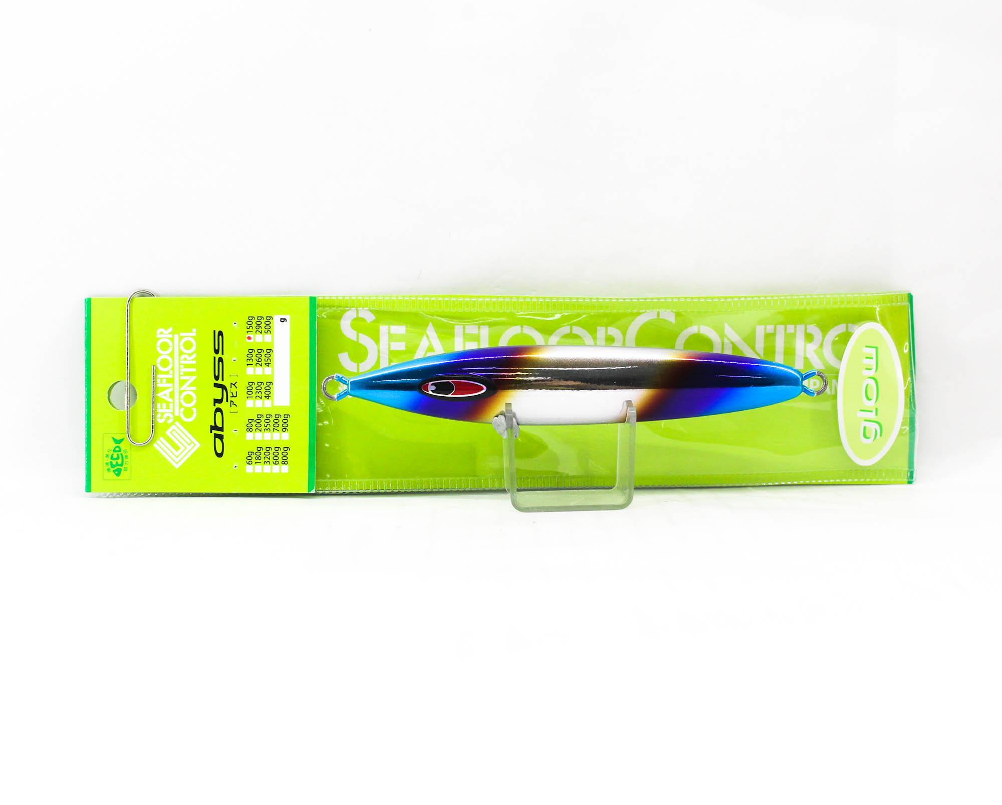 Seafloor Control Metal Jig Abyss 150 grams Titan Red Pearl Zebra Glow (5818)