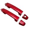 Front Left Right Outer Outside Exterior Side Door Handle Red Plastic Fit for Toyota Camry 2012 2013 2014 2015 2016 2017