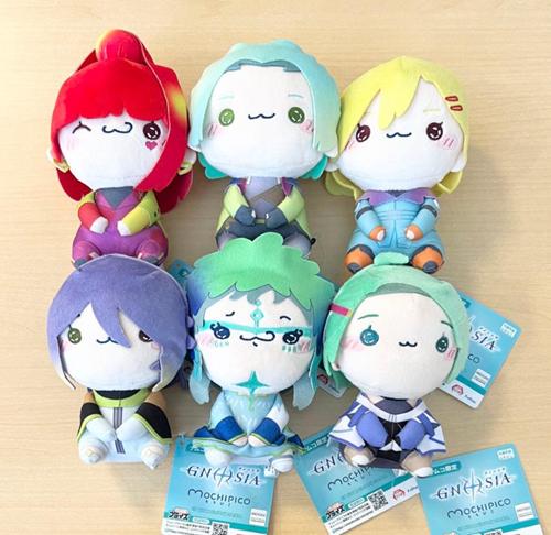 GNOSIA Mochipiko Plush doll set 6 types Toy 15cm NAMCO 2026