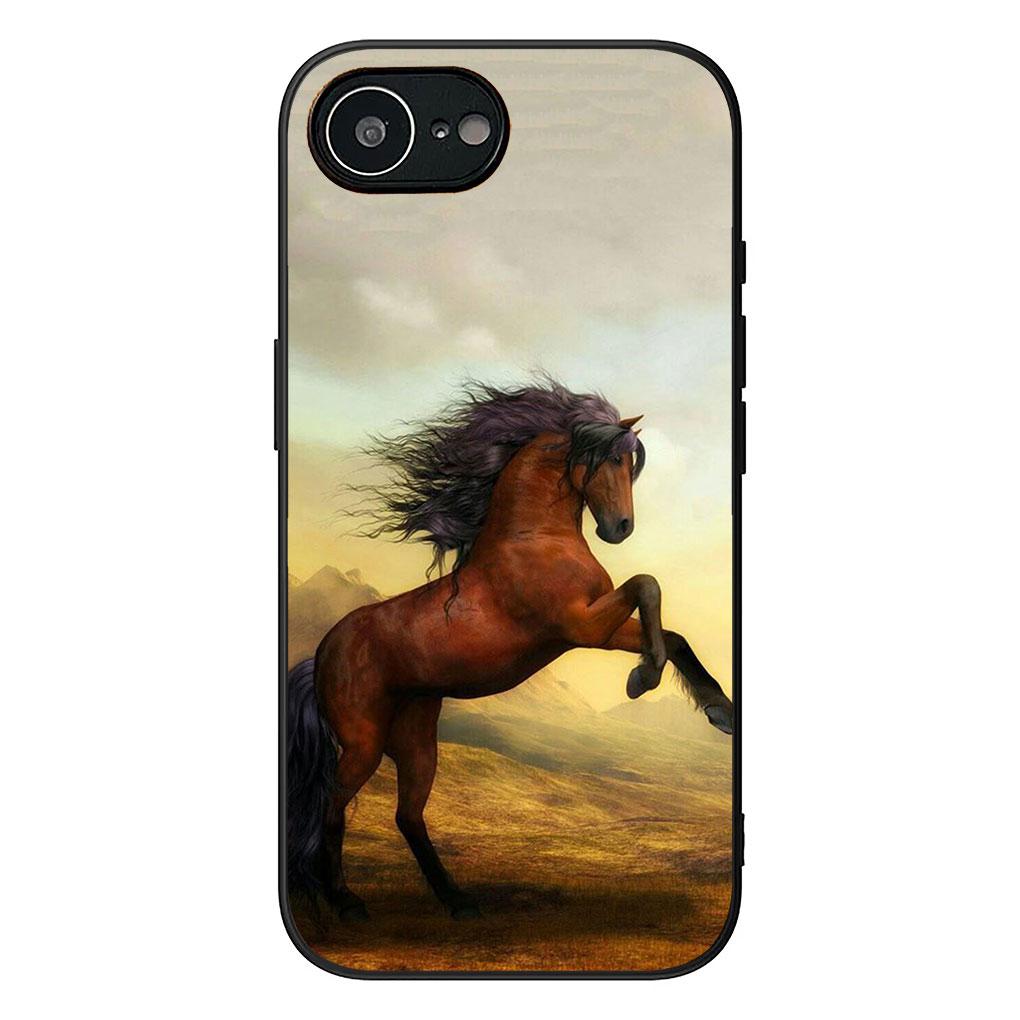 Cover for Samsung Galaxy A05 A06 A14 A50 A51 A52 A12 A13 A17 A70 A07 A25 A26 A56 A23 M53 Phone Case Wild Free Running Horse