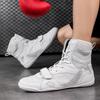 2 New Boxing Shoes Men's Medium Help Breathable Fighting Training Shoes Wrestling Shoes Boxing Sports Shoes Loose