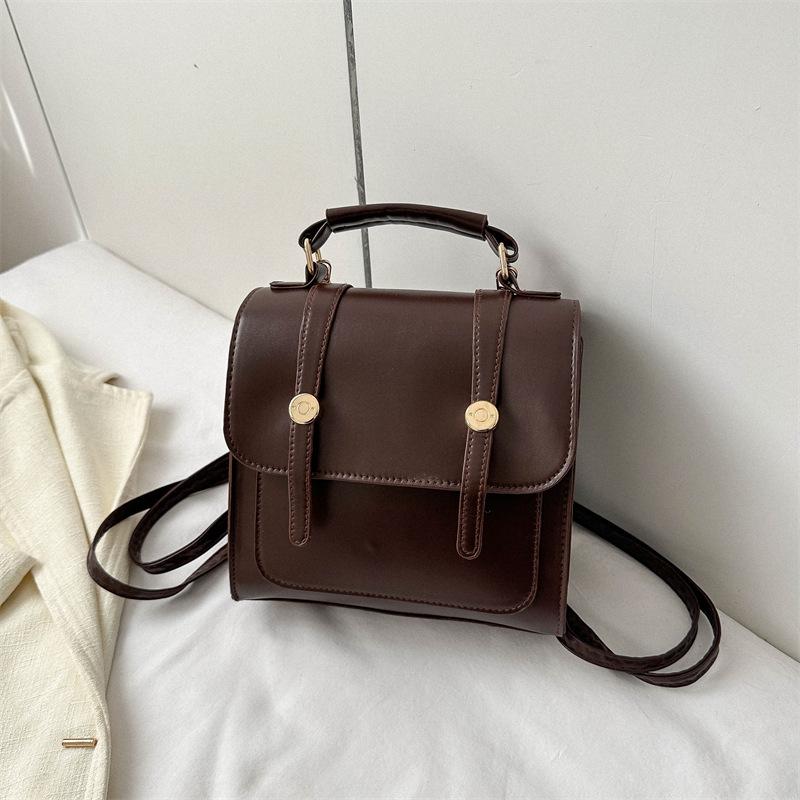 2023 Spring/Summer Multi-use Women's Handbag: Large Capacity, Versatile Square Shoulder Bag & Backpack