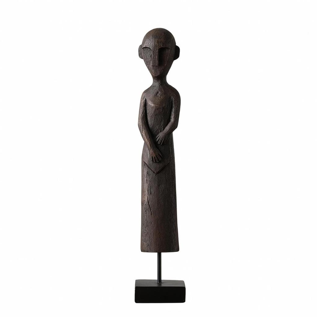 Human Figure Sculpture Contemporary Abstract Statue Minimalist for Entryway