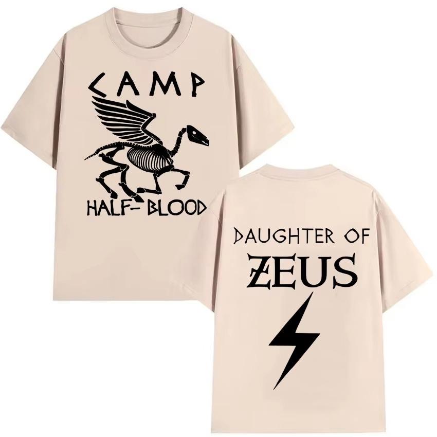 Classic Men Women Tee Camp Half Blood 2026 Spring Summer Printing Hip Hop Sports T Shirt Long Island Sound Short Sleeve Top