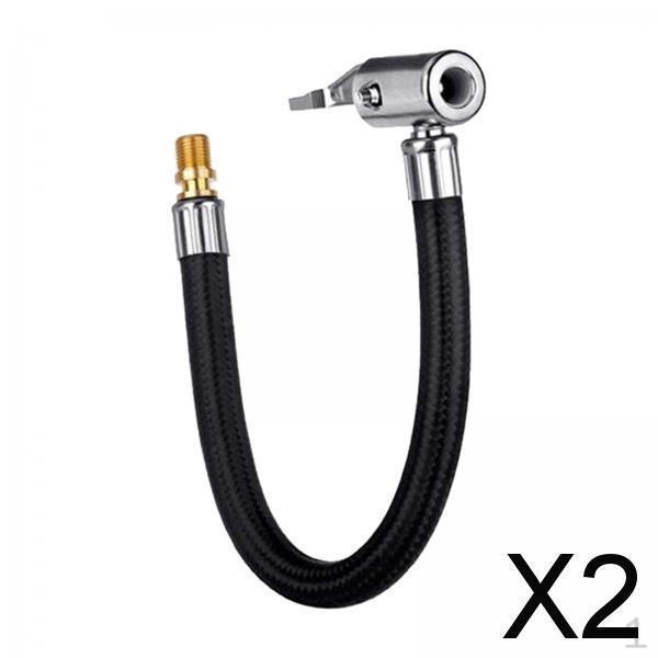 

2x Автомобильный автомобильный шинный воздушный насос-удлинитель для накачивания шин, подходит для автомобилей,