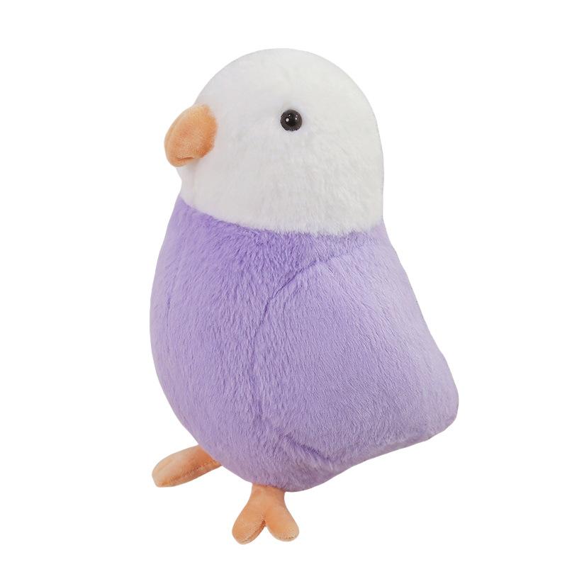 Cute Soft Parrot Doll Plush Toy Bird Doll Children Accompany Soothing Rag Doll Girl Birthday Gift