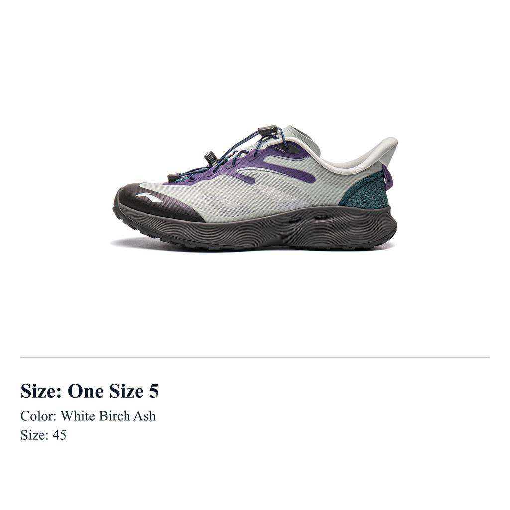 Li Ning Outdoor CF Tracing, Mu Li River Trekking Shoes Men's White Birch Gray AHLW015-2