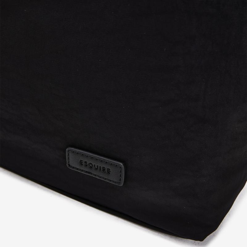 ESquire Collection Women S Aero Lightweight Nylon Shoulder Bag Black