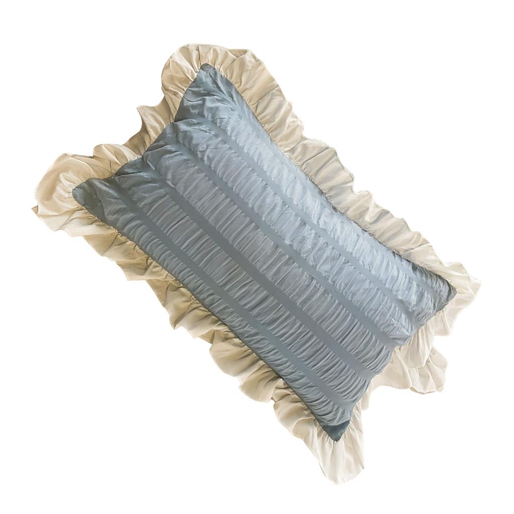 Volánkové povlaky na polštáře pro studenty Jednobarevné Prodyšné Krásné povlaky na polštáře pro ložnici na koleji