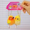 Simulation Bird Doll Love Budgie Parrot Doll Plush Schoolbag Pendant Magnetic Attraction To Send Female Birthday Gift