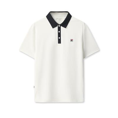 Heritage Simple Fashion Casual Business Versatile Comfortable Solid Color Knitted Short Sleeve Polo Shirt Men Polo Shirts F11M548102FWT