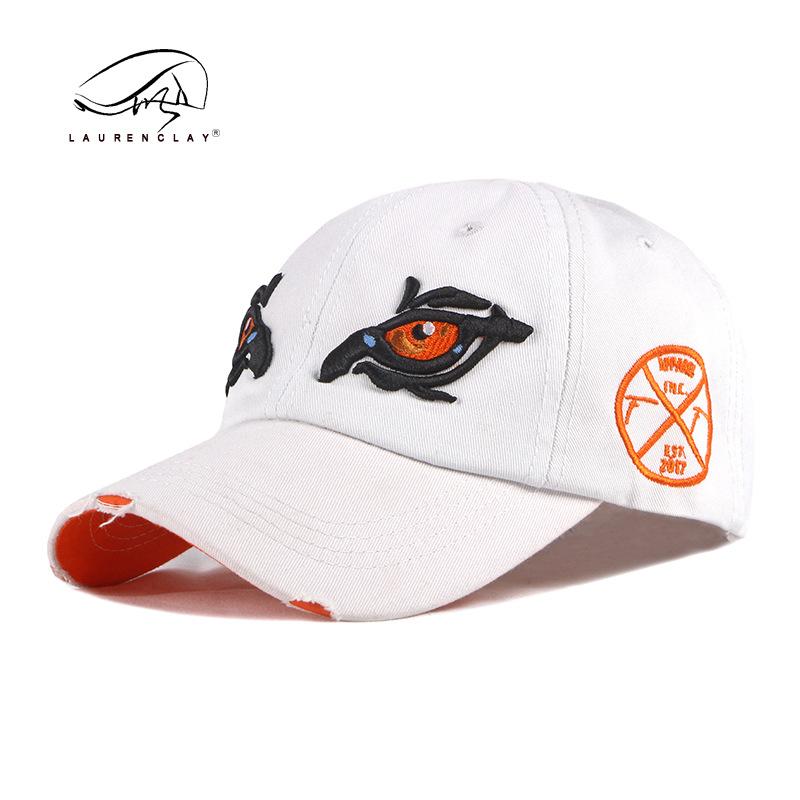 Hut Herren gewaschene Baumwolle dreidimensionale Stickerei Kappe Frühling und Sommer Outdoor Visor Sonnenschutz Baseballkappe Damen