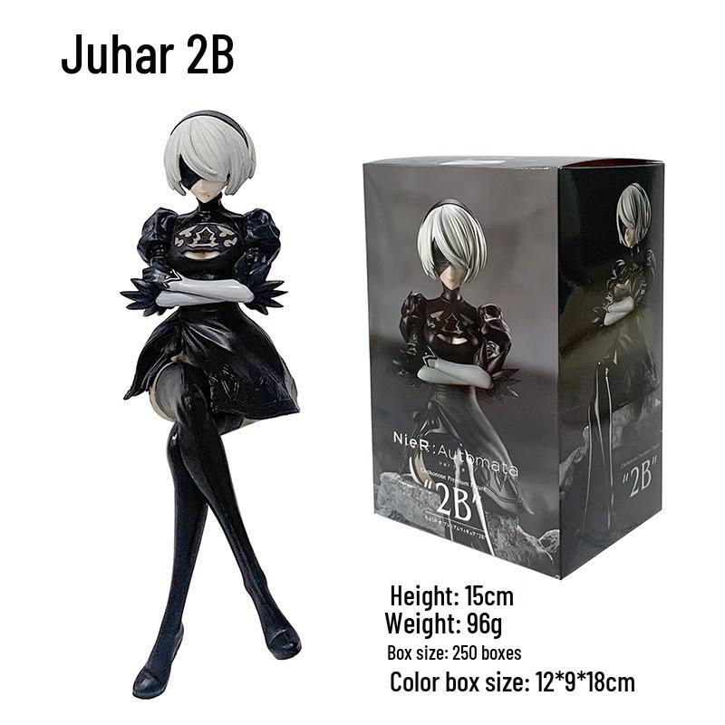 YoRHa 2B A2 9S Anime Action Figure Ornament - NieR Automata