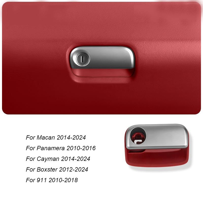 For Porsche Macan Panamera 911 718 Cayman Boxster LHD Car Front Passenger Side Dashboard Lock Glove Box Storage Box Handle