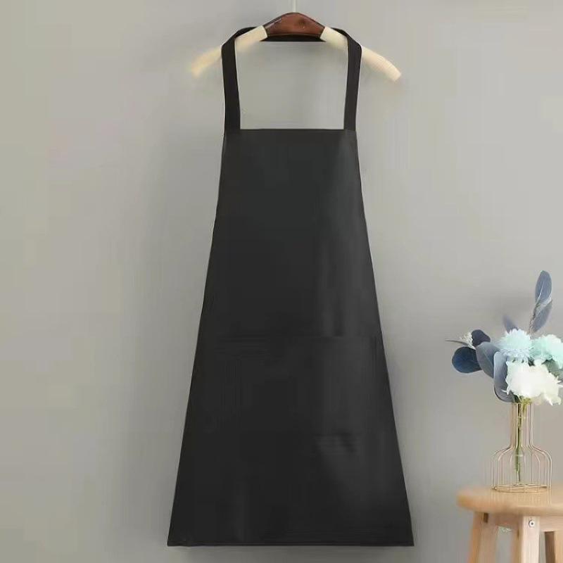 Women's Summer Kitchen Apron - Waterproof, Oil-Proof, Dirt-Resistant, Print Logo/Wording, Thin Style