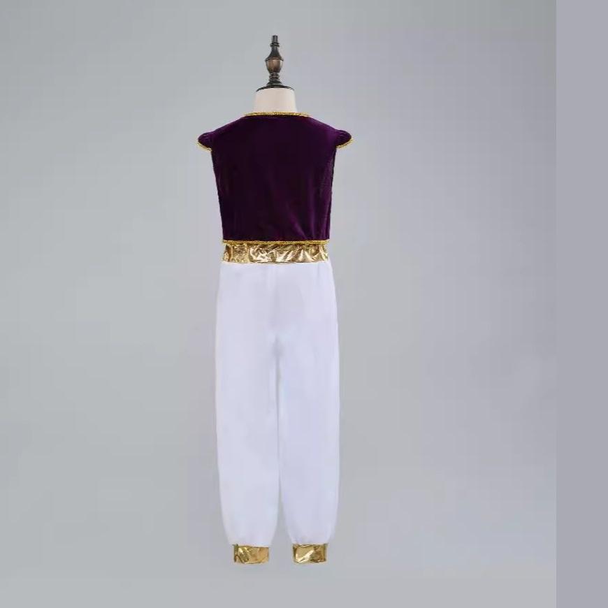 Children's Costume Movie Aladdin Magic Lamp Cos Costume Prince Aladdin Cosplay Live-action Costume