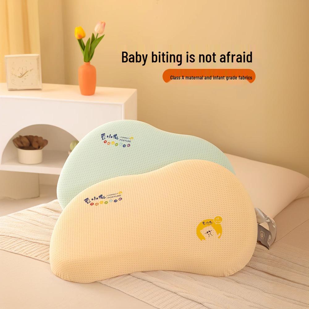 Children's Silicone Neck Support Pillow – Soft Sleep Aid for Ages 3+ (Set of 2)