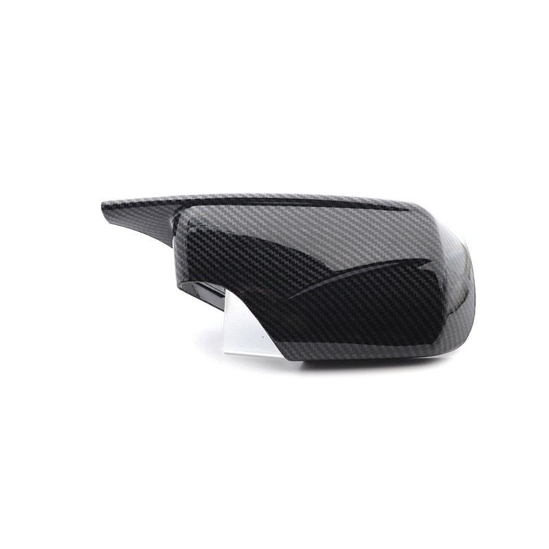 For BMW 3 Series For E46 For Sedan 1998-2005 2PCS Carbon Fiber Wing Style Car Side Mirror Cover Replacement Pair