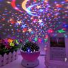 Starry Projector Night Light Rotating Sky Moon Lamp Galaxy Lamps Home Bedroom DecorationStarlight Christmas Lights for Kids Gift