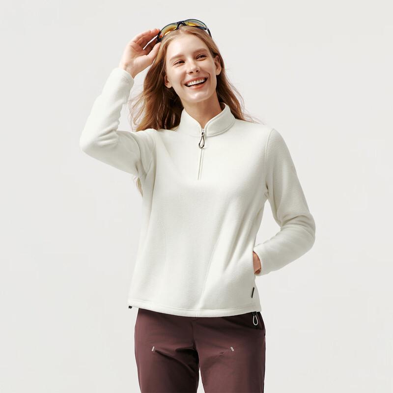 TANBOER Women's Stretch Thermal Fleece Mock Neck Top