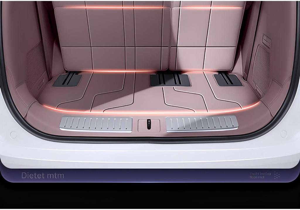 HarmonyOS Zhixing V9 Trunk Mat for 26 Model Cars - Full Coverage Interior Modification