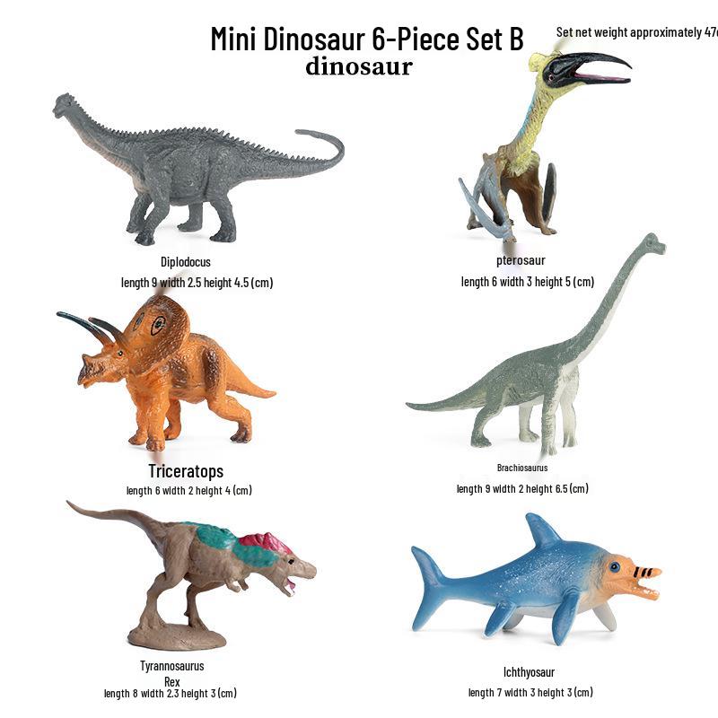 Jurassic Simulation Dinosaur Toys: Spinosaurus, Tyrannosaurus Rex, Mosasaurus
