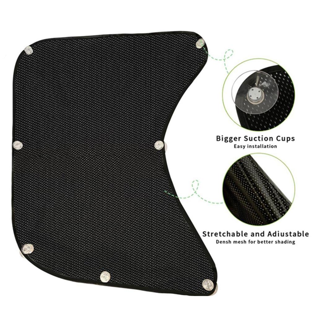 Truck Side Window Shade Accessories for Long Distance Driving Sun Protection