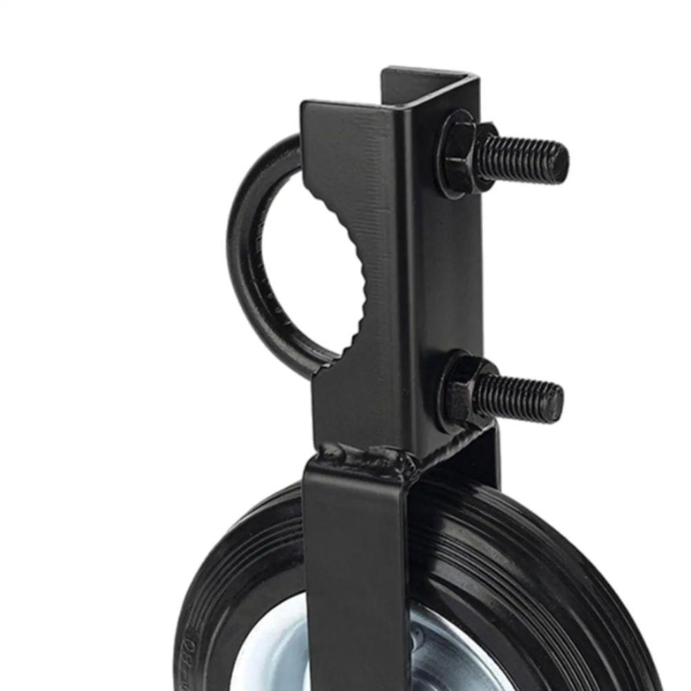 Heavy Duty Outdoor Door Frame Rubber Wheel Gate Caster Wheel  Chain Link Fence