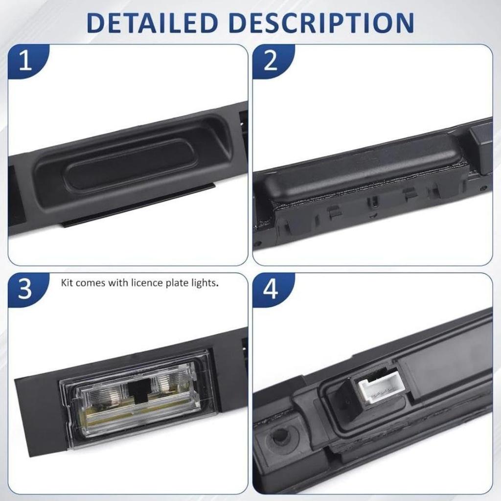 Rear Trunk Lid Handle with Key Switch for BMW X3 E83 (Part 51133403611)