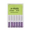 High Quality Dental H- Files Stainless Steel Hand Use Root Canal H File Endodontic Treatment File for Dentistry Instrument