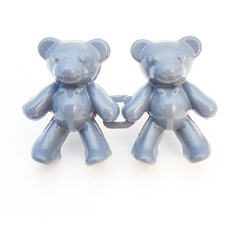 Adjustable Bear Waist Buckle Skirt Decor