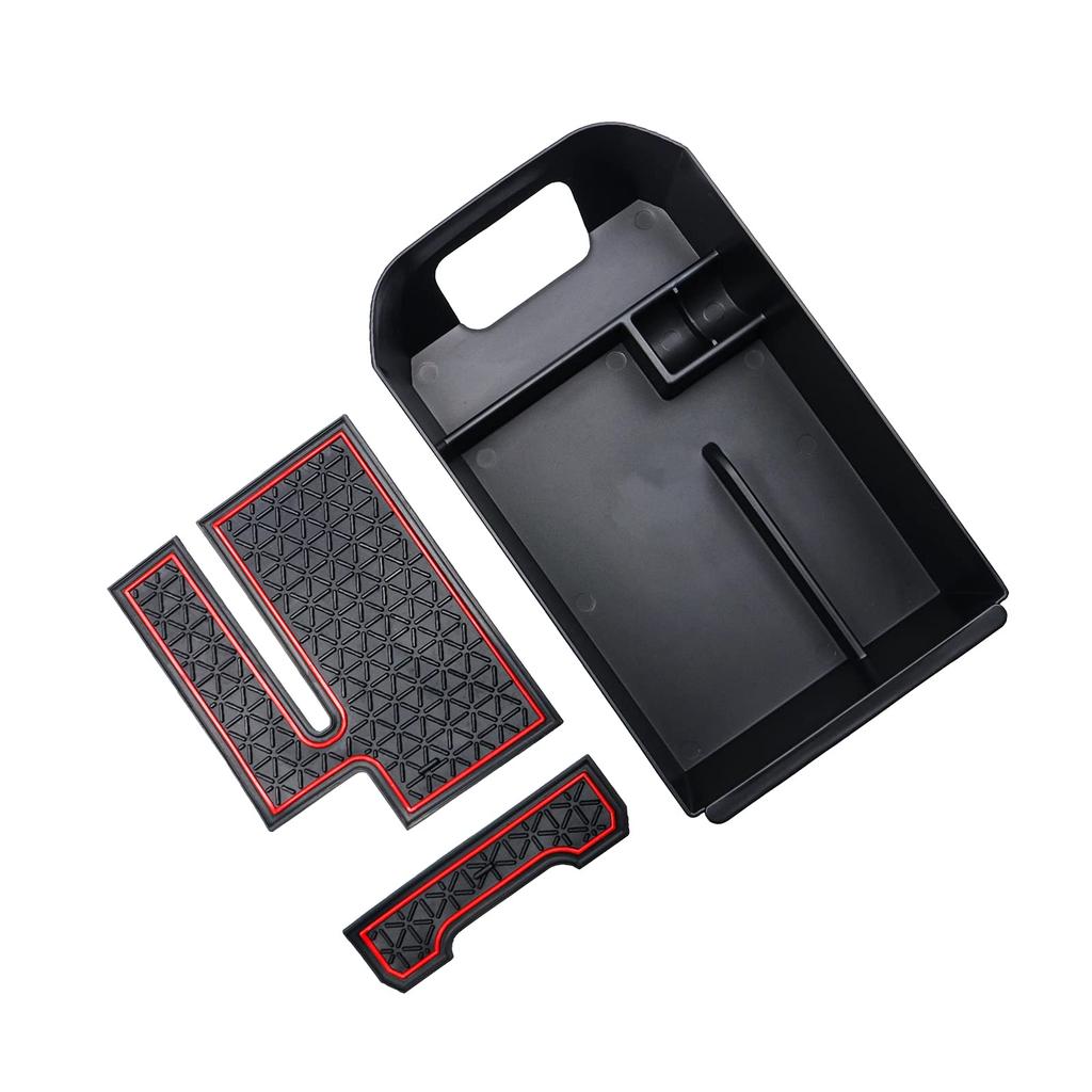 HUAHAO New Toyota PHV 50 Series Exclusive Center Console Box Center Console Tray Interior Parts RAV4 Accessories Small Item Storage ABS Material with