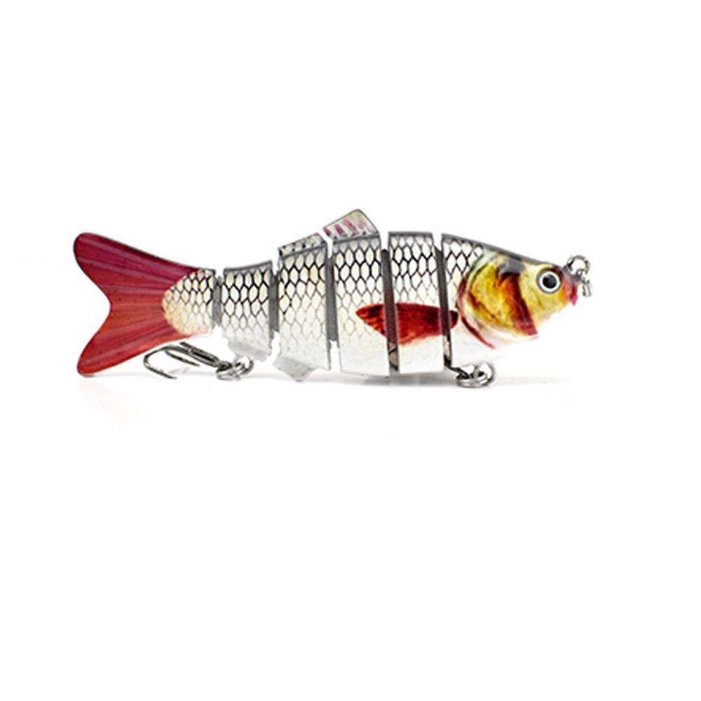 

Fishing Lure 5 Segments Crank 3D Eyes Fish Shape Tackle Hook 10cm/17g 1pc WRE.