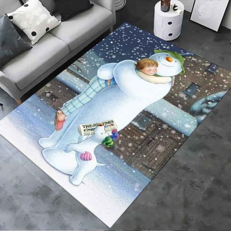2025 New The Snowman Carpet Rug for Living Room Bedroom Home Sofa Decoration,Kids play Non-slip Floor Mat210