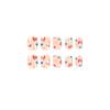 Valentine's Day Red & Blue Heart Press-On Nail Stickers