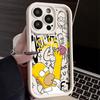 Süße The S-Simpsons Handyhülle für iPhone 17 16e 16 15 14 13 12 11 Air Pro Max Mini XR XS X 7 8 6 6s Plus Weiche TPU Rückseite