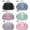 Large Capacity Sports Bag Adjustable Shoulder Strap Dry and Wet Gym Bag Multifunctional Solid Color Duffle Bag Weekend Use