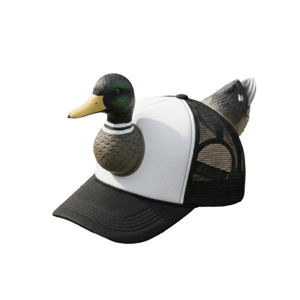 3D Duck Sun Hat Adjustable Trucker Hat Funny Snapback Hat Summer