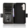 For Samsung Galaxy S24 Cell Phone Case Imprinted Triangle Flip Stand Wallet Leather Cover