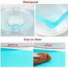 Tapis réfrigérateur lavables, lot de 9, transparents, pour étagères, tiroirs, tables, 3 rouges, 3 verts, 3 bleus, robustes