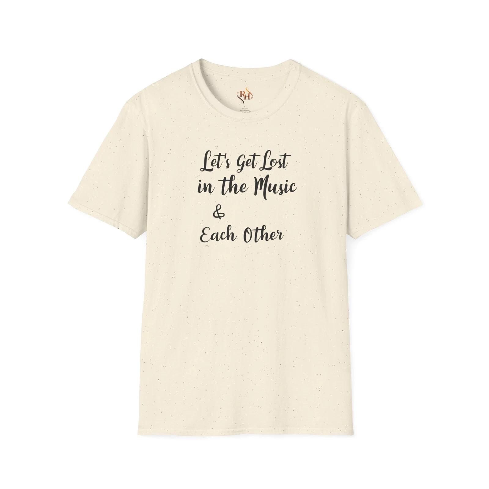 Music Lover s Unisex Tee: Let s Get Lost in Each Other, Summer Vibes, Couples 3XL