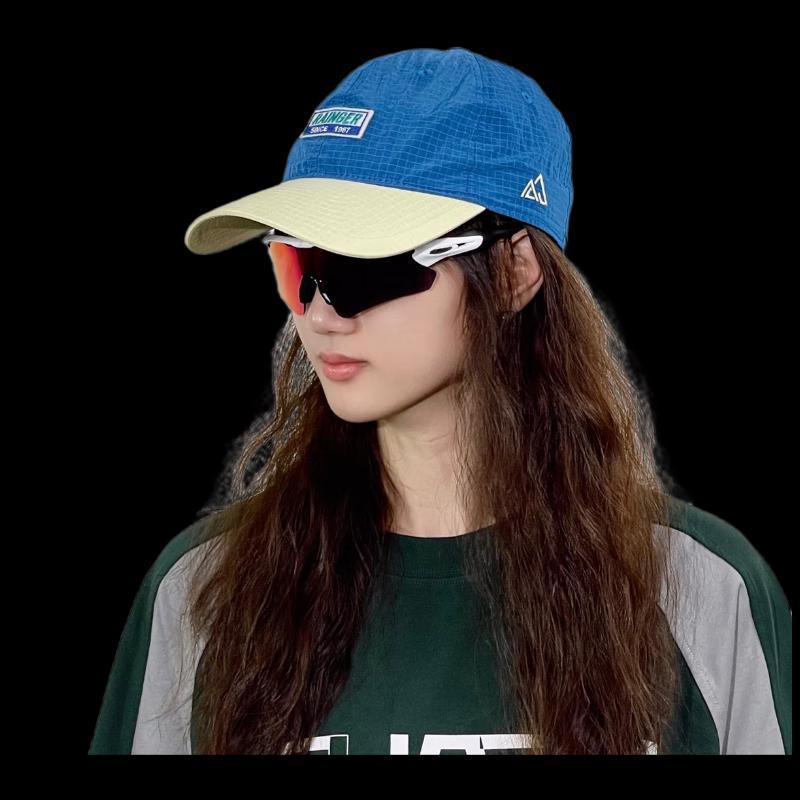 Lightweight Quick-Dry Patchwork Baseball Cap One Size